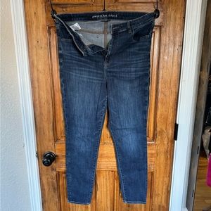 American Eagle Skinny High Rise Stretch 16 Long